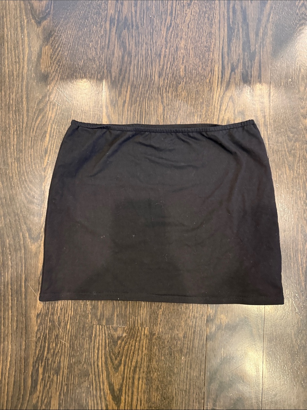 Edikted Black Stretch Mini Micro Skirt
